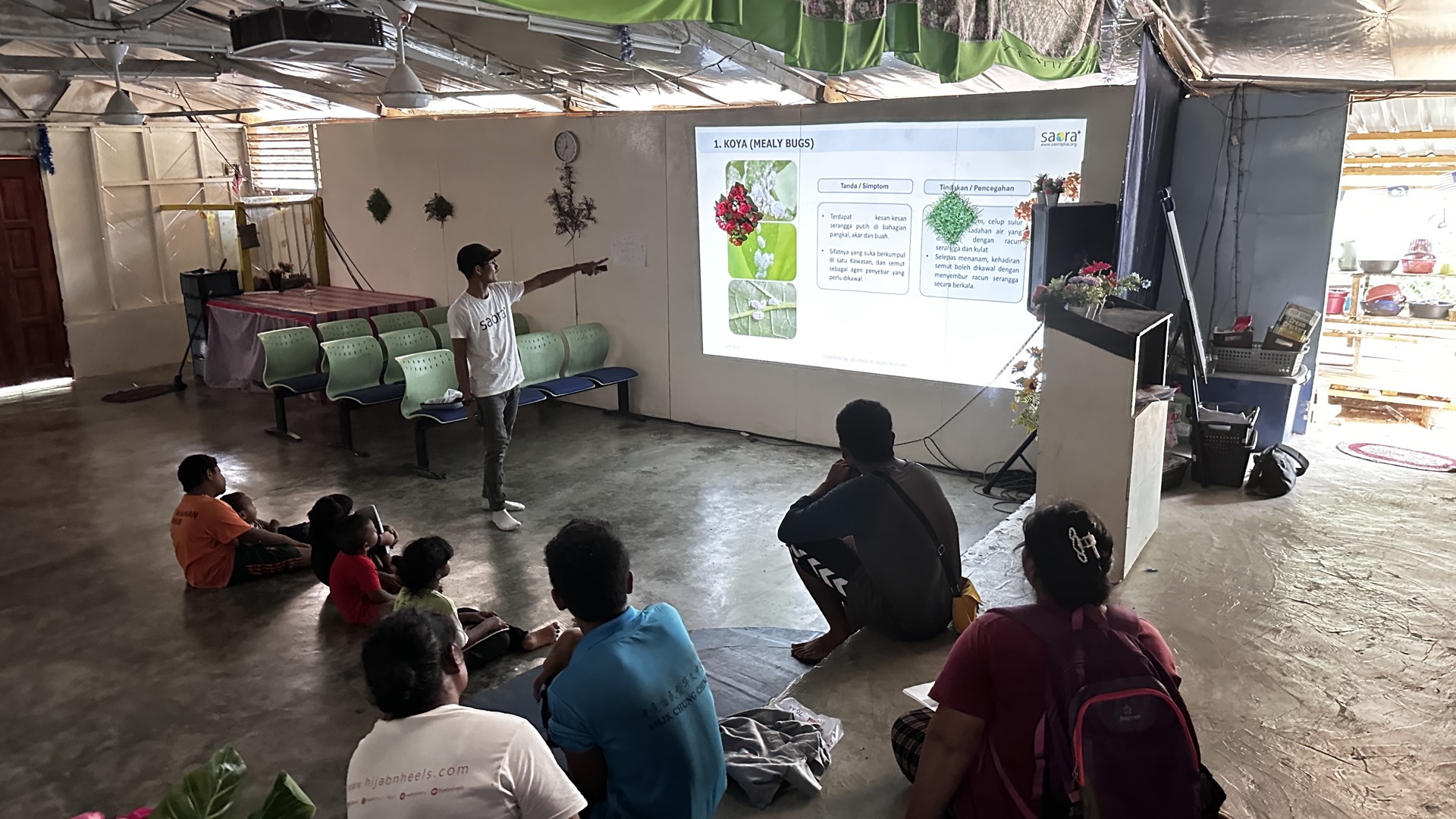 Orang Asli community members participating in a Saora+ livelihood skills training workshop